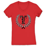 Derrick Shaw  Women's V-Neck Red