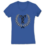 Derrick Shaw  Women's V-Neck Royal Blue