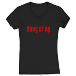 Doug Crap  Women's V-Neck Black