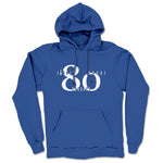 Eighty Proof Podcast  Midweight Pullover Hoodie Royal Blue