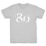 Eighty Proof Podcast  Youth Tee Heather Grey