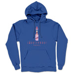 Eighty Proof Podcast  Midweight Pullover Hoodie Royal Blue