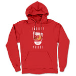Eighty Proof Podcast  Midweight Pullover Hoodie Red