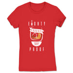 Eighty Proof Podcast  Women's Tee Red