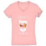 Eighty Proof Podcast  Women's V-Neck Pink