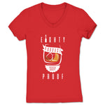 Eighty Proof Podcast  Women's V-Neck Red
