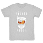 Eighty Proof Podcast  Youth Tee Heather Grey