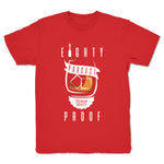 Eighty Proof Podcast  Youth Tee Red