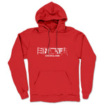 EnuffaDotCom  Midweight Pullover Hoodie Red
