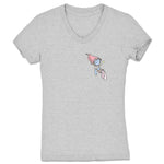 EsZ  Women's V-Neck Heather Grey