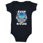 Evan Rivers  Infant Onesie Navy