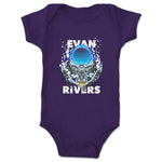 Evan Rivers  Infant Onesie Purple