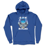 Evan Rivers  Midweight Pullover Hoodie Royal Blue