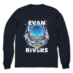 Evan Rivers  Unisex Long Sleeve Navy