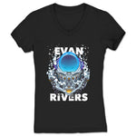 Evan Rivers  Women's V-Neck Black
