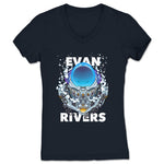 Evan Rivers  Women's V-Neck Navy