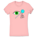 Eye Candy Elliott  Women's Tee Pink