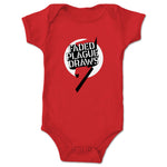 Faded Plague Art  Infant Onesie Red