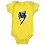 Faded Plague Art  Infant Onesie Yellow