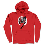 Faded Plague Art  Midweight Pullover Hoodie Red