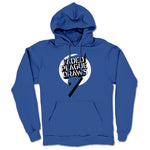 Faded Plague Art  Midweight Pullover Hoodie Royal Blue