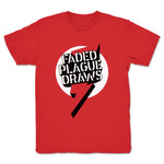 Faded Plague Art  Youth Tee Red