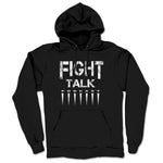 Fight Talk Podcast  Midweight Pullover Hoodie Black