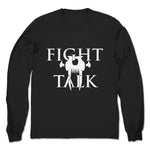 Fight Talk Podcast  Unisex Long Sleeve Black (w/ White Print)