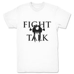 Fight Talk Podcast  Unisex Tee White (w/ Black Print)
