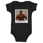 Forever Heel  Infant Onesie Black