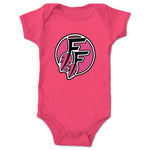 Frankie Feathers  Infant Onesie Hot Pink
