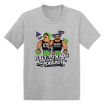 FullyPoseable Wrestling Figure Podcast  Toddler Tee Heather Grey