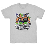 FullyPoseable Wrestling Figure Podcast  Youth Tee Heather Grey