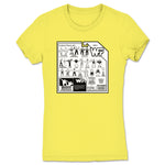 FullyPoseable Wrestling Figure Podcast  Women's Tee Yellow