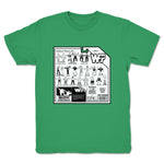 FullyPoseable Wrestling Figure Podcast  Youth Tee Kelly Green