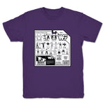 FullyPoseable Wrestling Figure Podcast  Youth Tee Purple