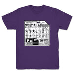 FullyPoseable Wrestling Figure Podcast  Youth Tee Purple