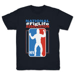 FullyPoseable Wrestling Figure Podcast  Youth Tee Navy