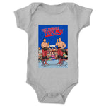 FullyPoseable Wrestling Figure Podcast  Infant Onesie Heather Grey