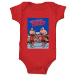 FullyPoseable Wrestling Figure Podcast  Infant Onesie Red