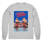 FullyPoseable Wrestling Figure Podcast  Unisex Long Sleeve Heather Grey