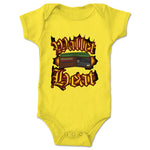 FullyPoseable Wrestling Figure Podcast  Infant Onesie Yellow