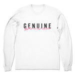 Genuine Wrestleboys Podcast  Unisex Long Sleeve White