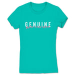 Genuine Wrestleboys Podcast  Women's Tee Teal