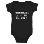 Girl Talk with Gabby  Infant Onesie Black