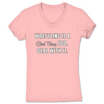 Girl Talk with Gabby  Women's V-Neck Pink