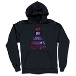 Girl Talk with Gabby  Midweight Pullover Hoodie Navy
