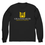 Grainmaker Wrestling Podcast  Unisex Long Sleeve Black