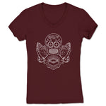 Grapple  Women's V-Neck Maroon