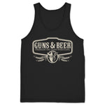 Guns & Beer  Unisex Tank Black